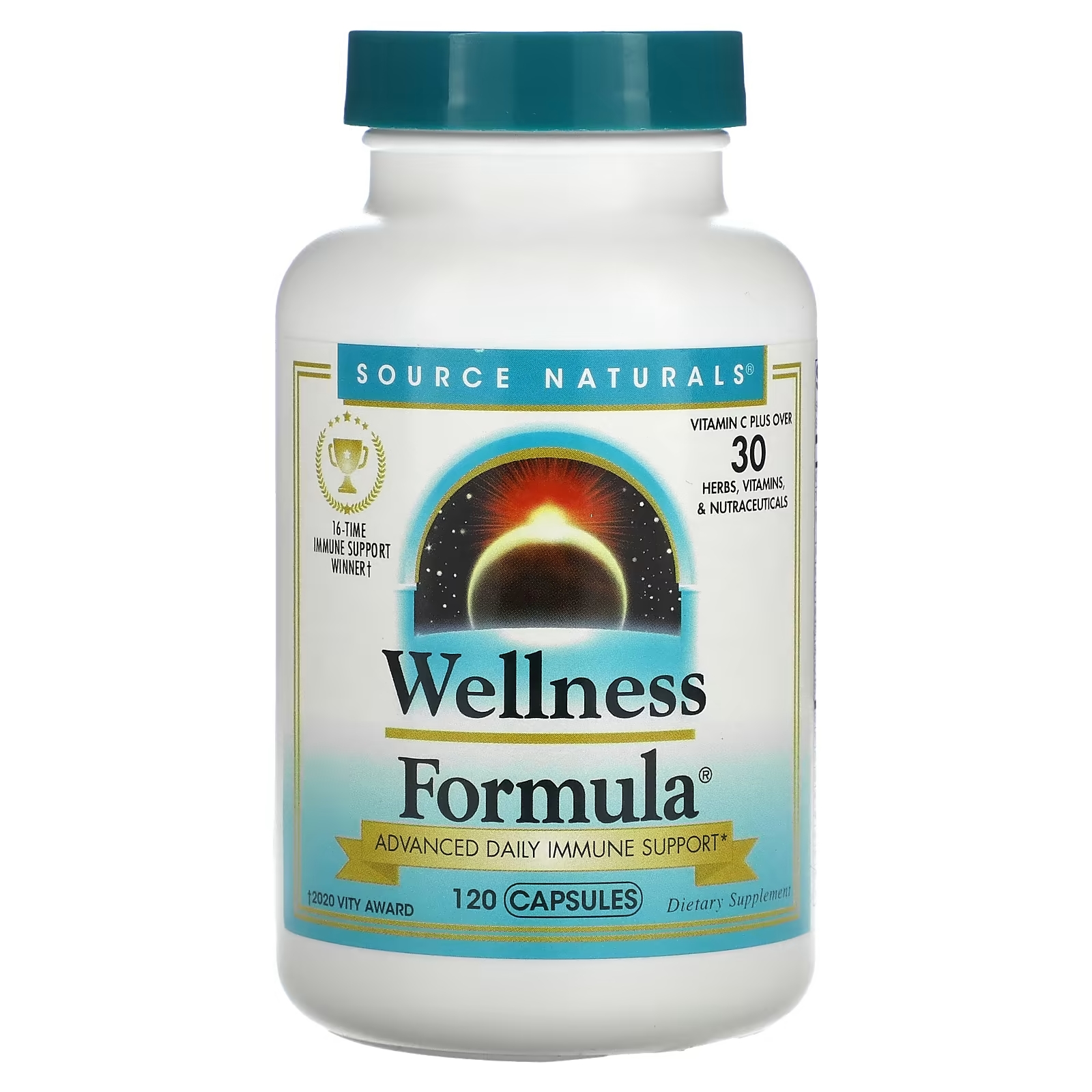 цена Source Naturals Wellness Formula, 120 капсул