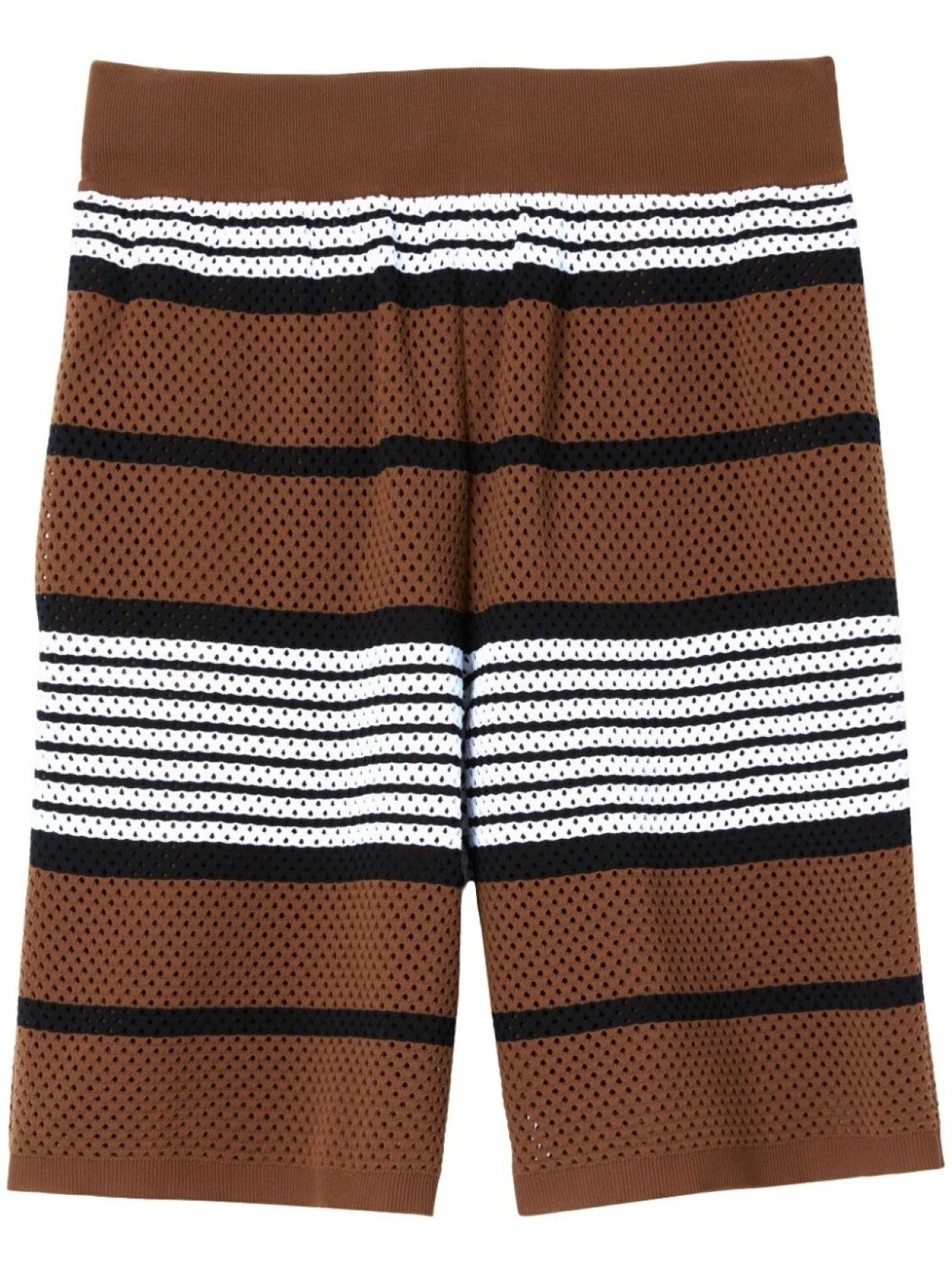 

Burberry шорты-бермуды с перфорацией, коричневый