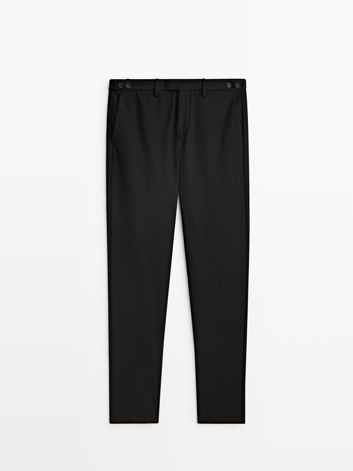 

Брюки Massimo Dutti Relaxed Fit Chino, черный
