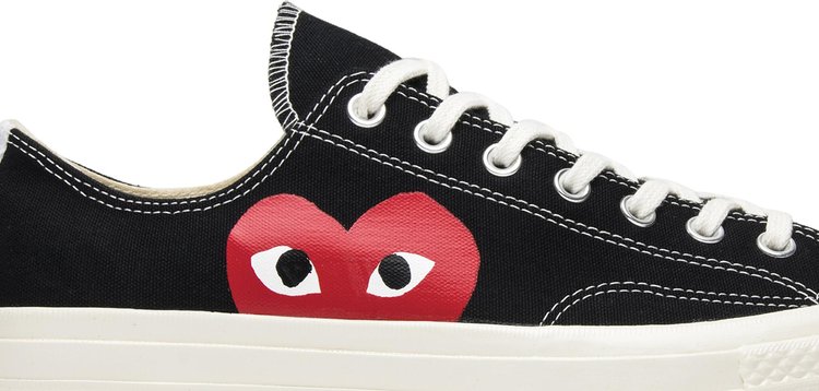 Converse x cheap cdg low black