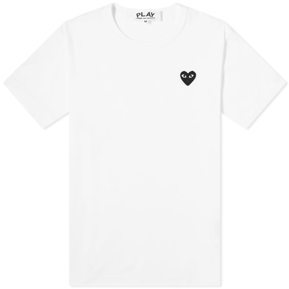 

Футболка Comme des Garcons Play Basic Logo Tee, Белый