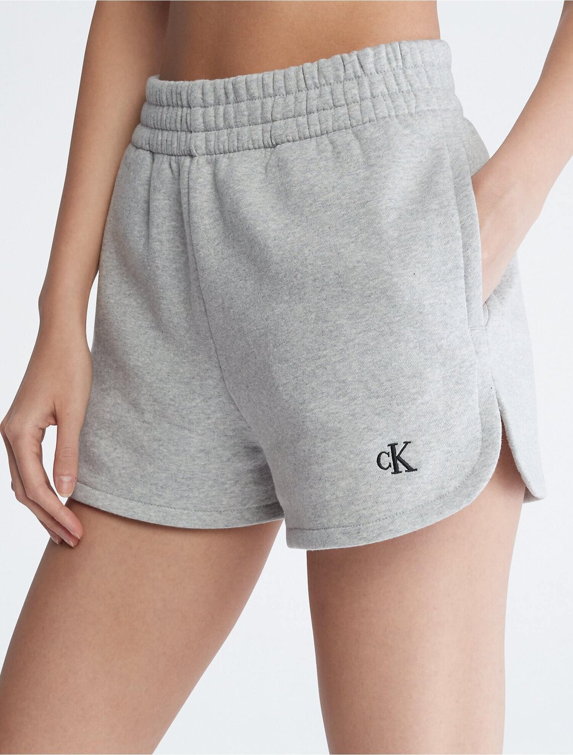 

Шорты Calvin Klein Archive Logo Fleece, серый