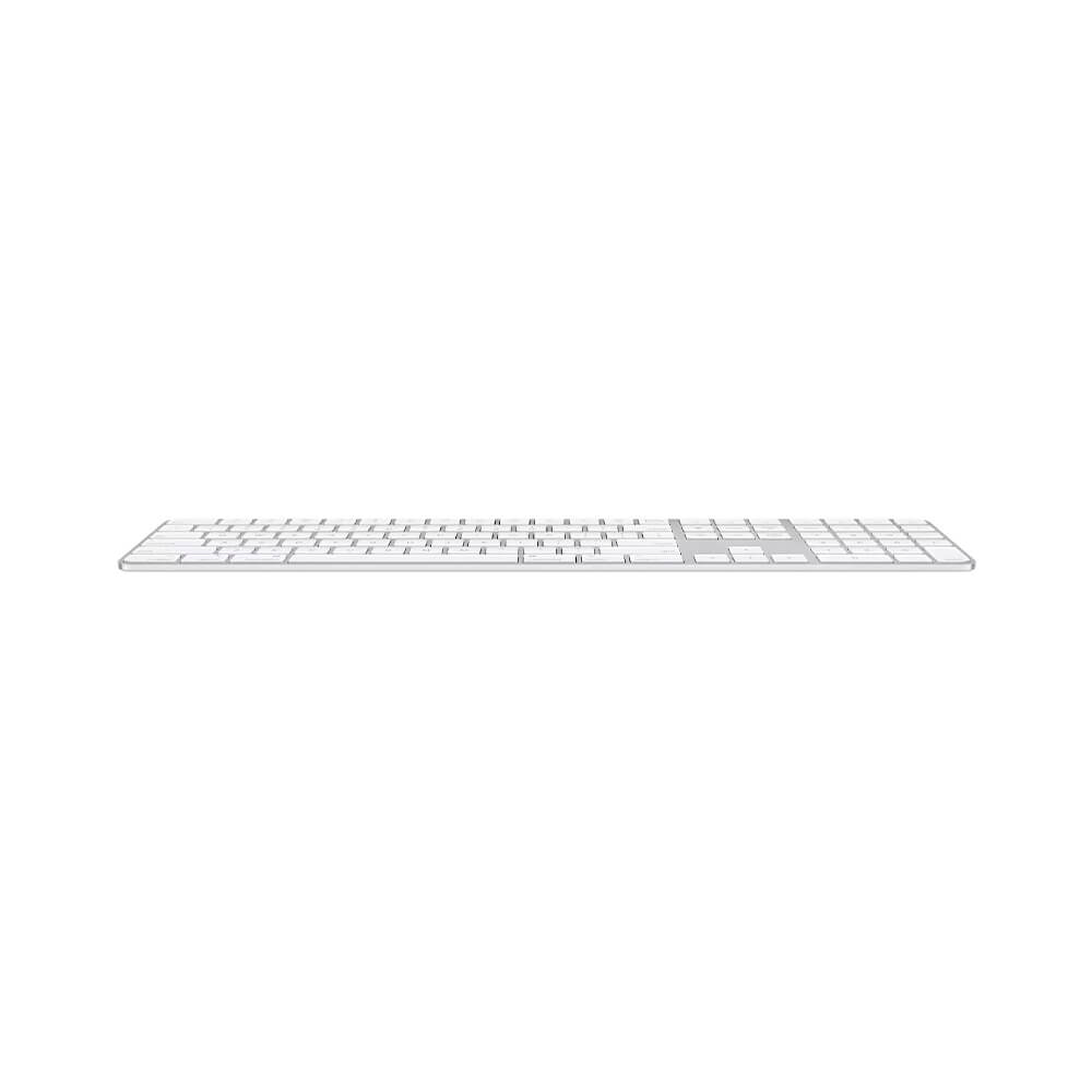 Клавиатура беспроводная Apple Magic Keyboard c Touch ID и цифровой панелью, US English, белые клавиши xskn russian silicone keyboard cover for 2021 new apple imac 24 inch magic keyboard a2449 with touch id and a2450 with lock key