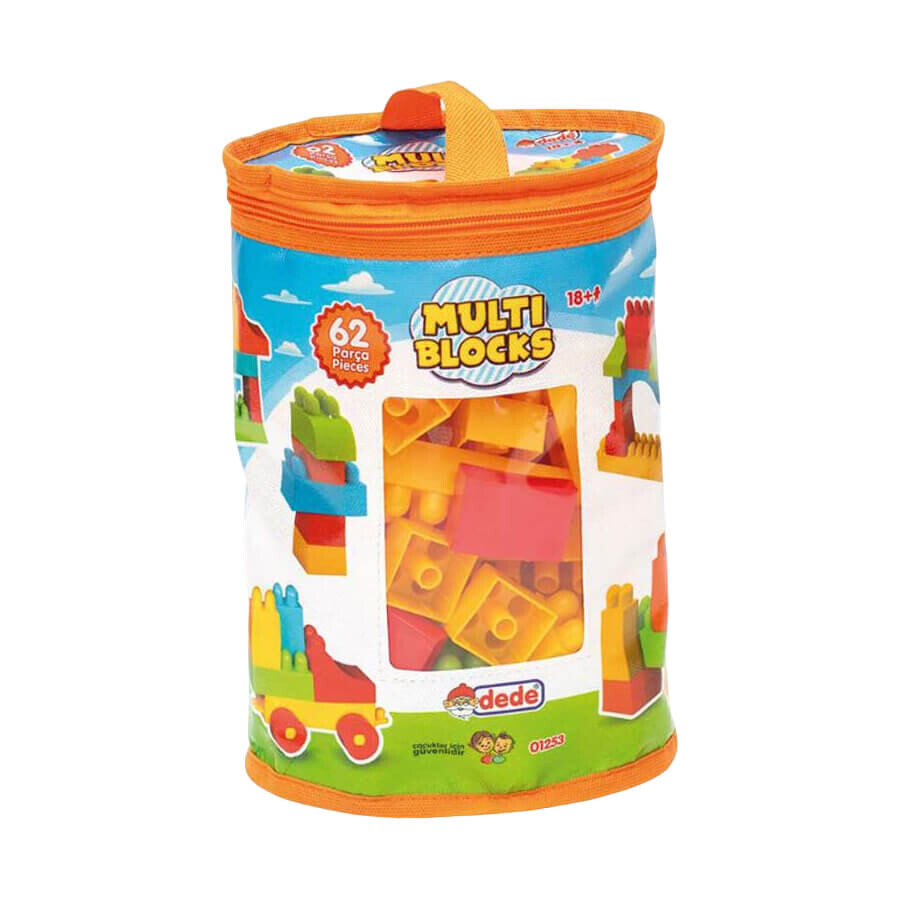 

Конструктор Dede Big Multi Blocks 62 Pcs