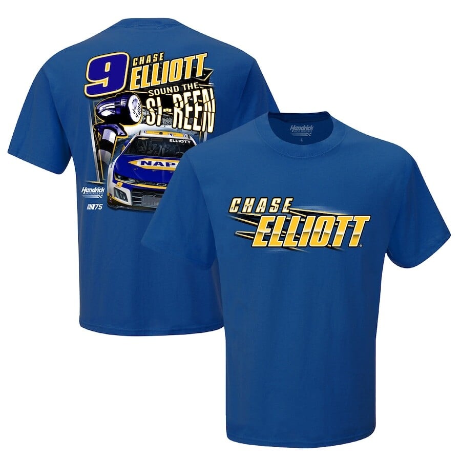 

Футболка с коротким рукавом Hendrick Motorsports Team Collection Chase Elliott, роял