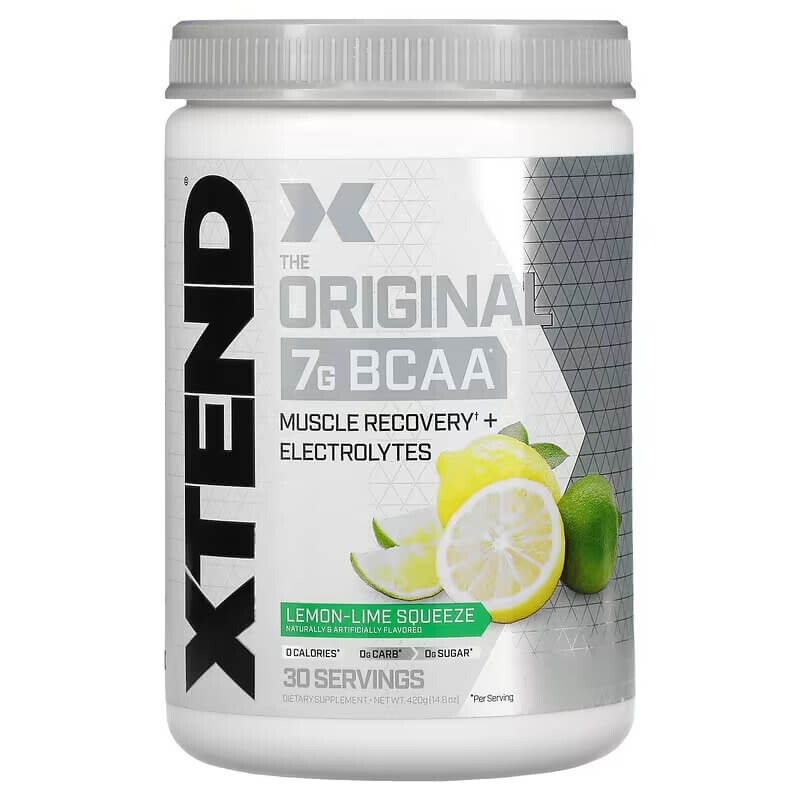 Аминокислоты BCAA Xtend со вкусом лимона и лайма 7г, 420 г