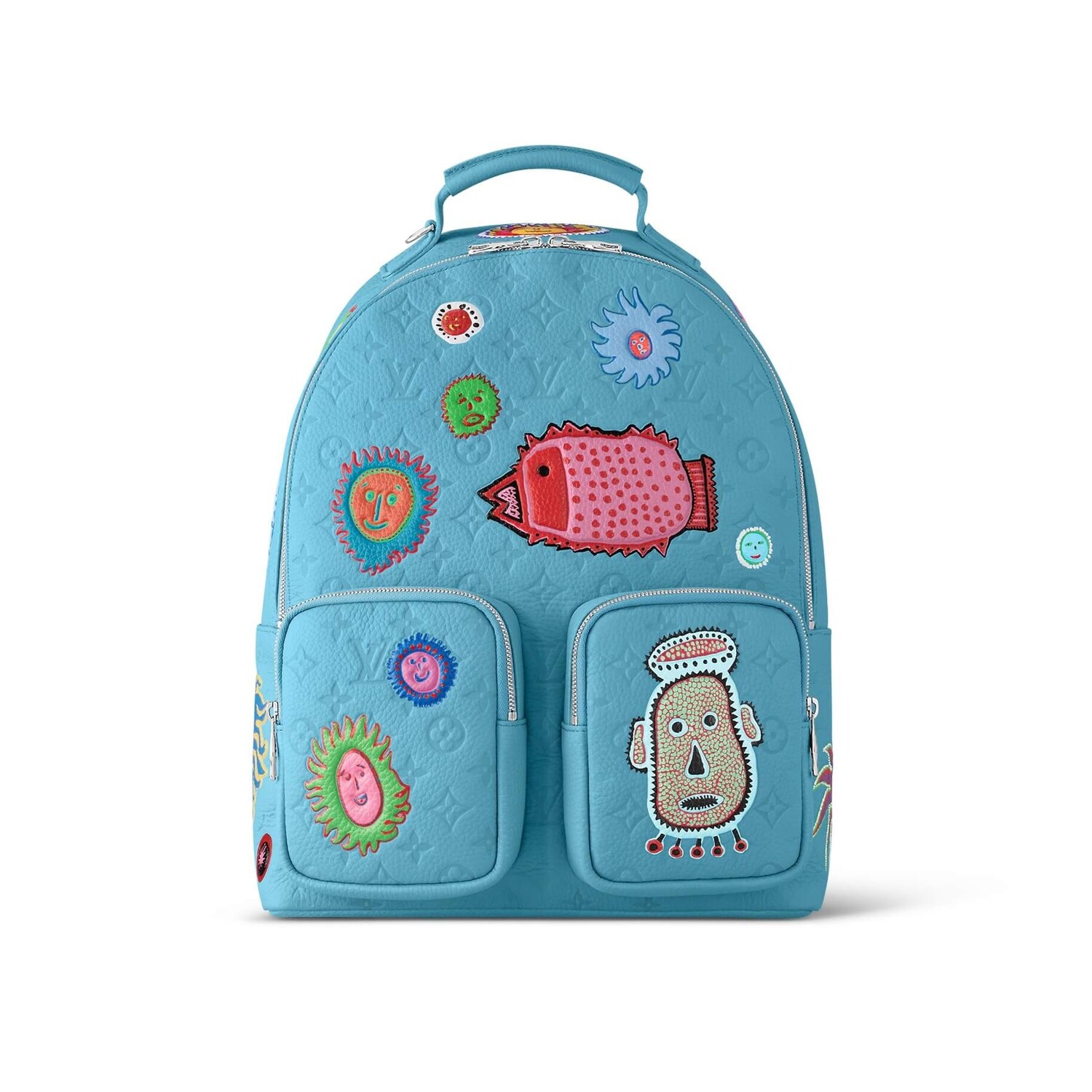 

Рюкзак Louis Vuitton x Yayoi Kusama Multipocket, голубой