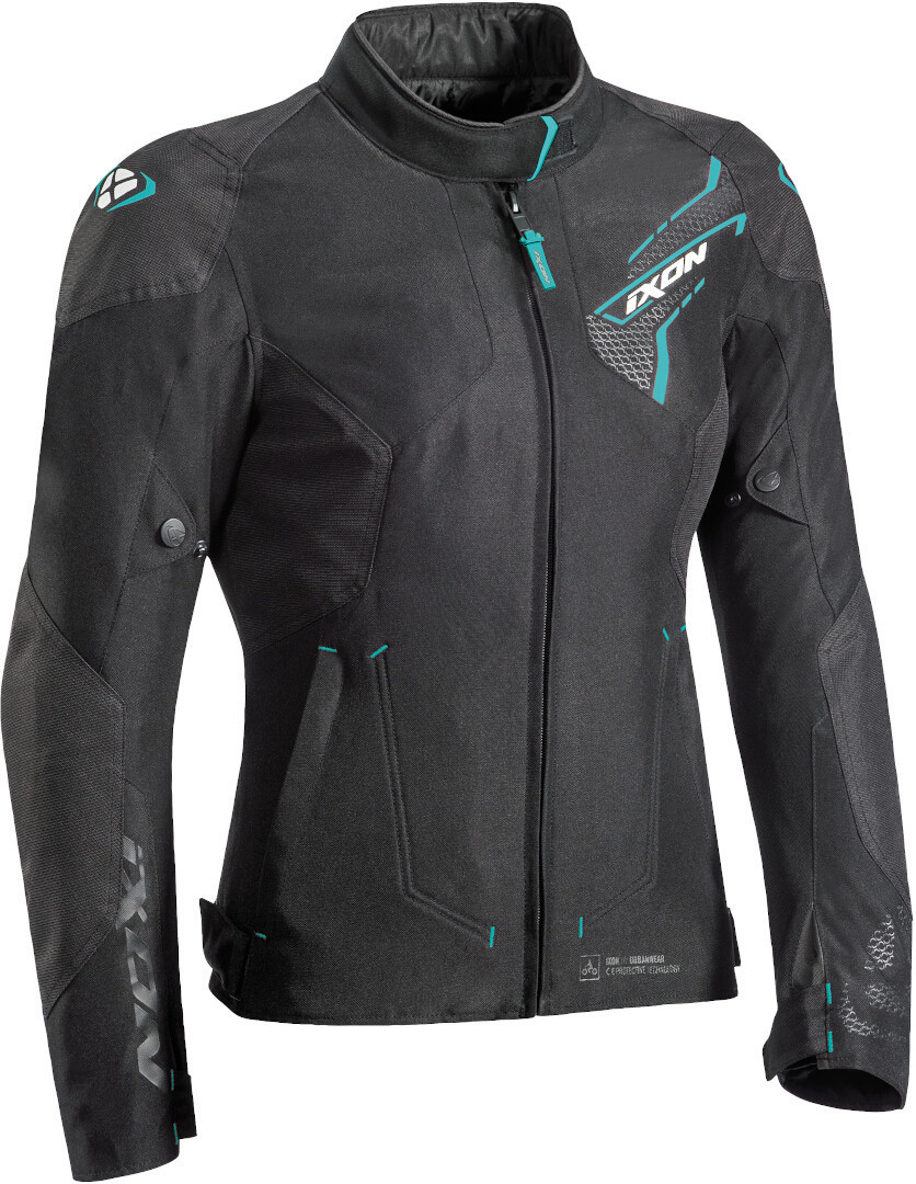 Куртка Ixon Luthor для женщин для мотоцикла Текстильная, черно-голубой sturm gt1800bs черно голубой