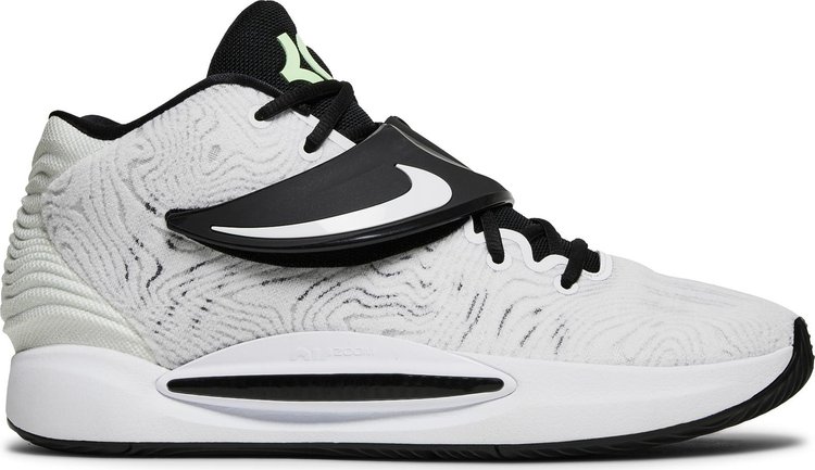 Кроссовки Nike KD 14 TB 'White Black', белый кроссовки nike kd 14 black white черный