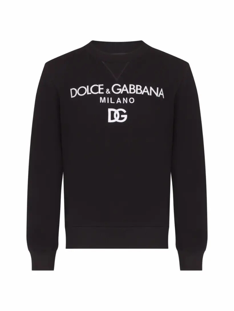 

Хлопковый свитшот с логотипом Dolce&Gabbana