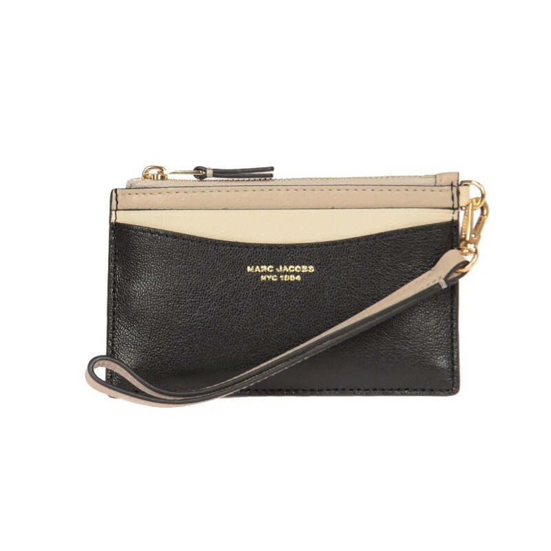 

Визитница Marc Jacobs Top Zip Strappy, черный