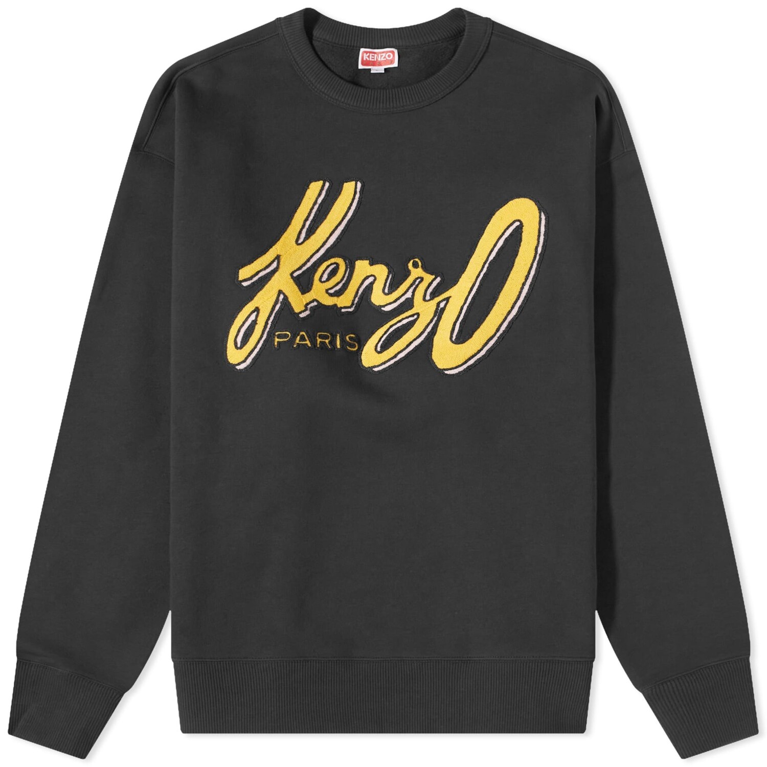 

Свитшот Kenzo Archive Logo Crew, черный