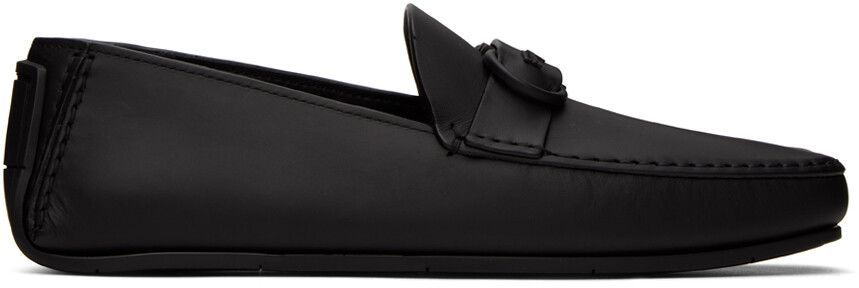 

Черные лоферы Palinuro Ferragamo