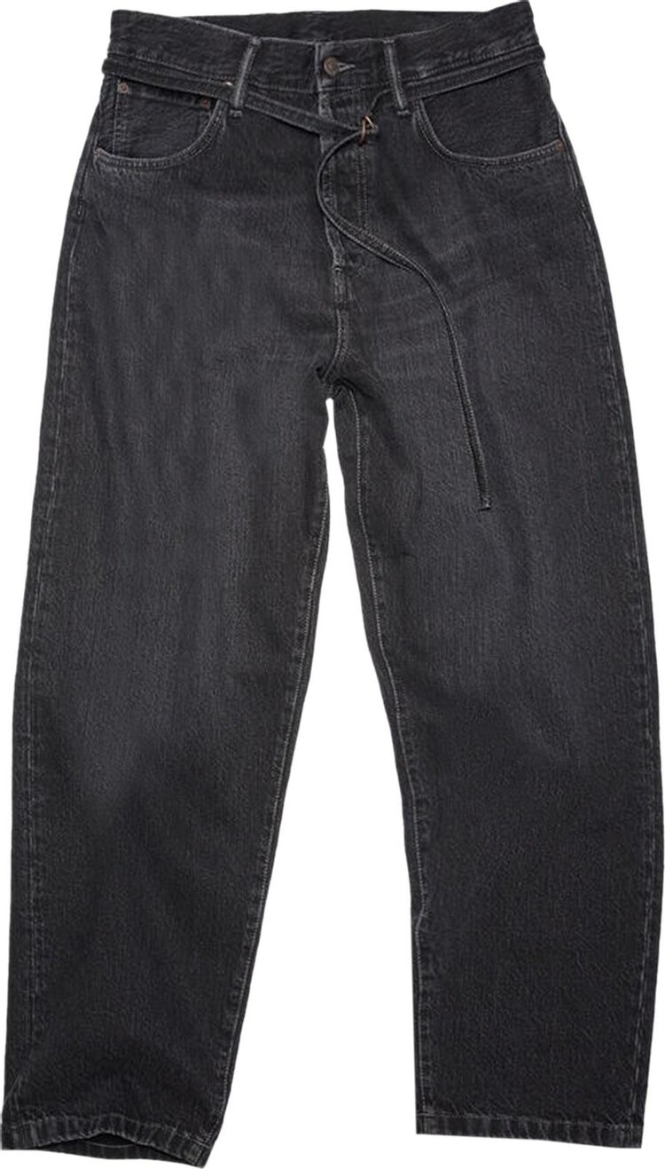 

Джинсы Acne Studios 1991 Toj Vintage Loose Fit Jeans 'Black', черный