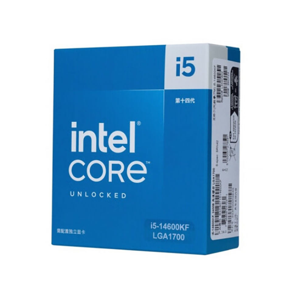 Процессор Intel Core i5-14600KF, BOX (без кулера), LGA-1700 процессор intel core i7 10700k lga 1200 box без кулера