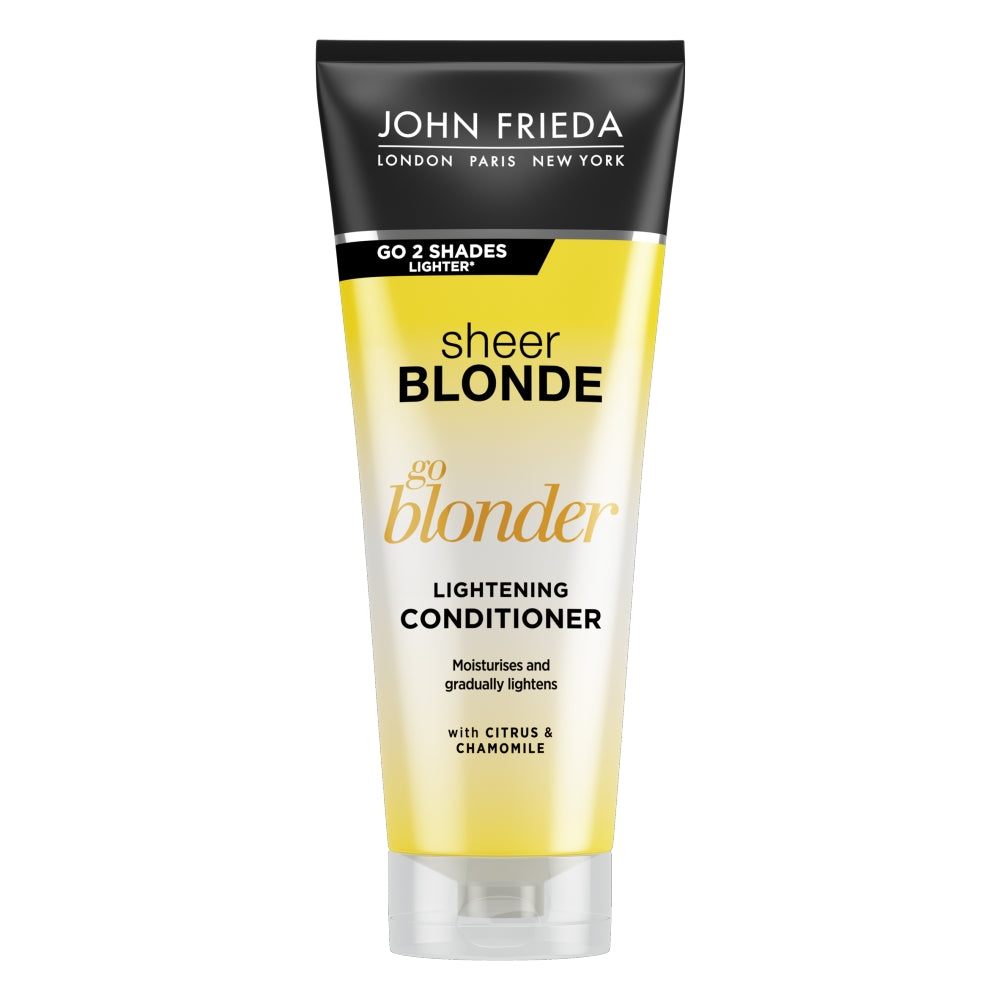 John Frieda Кондиционер для осветления волос Sheer Blonde Go Blonder 250мл кондиционер для волос sheer blonde acondicionador aclarante john frieda 250 ml