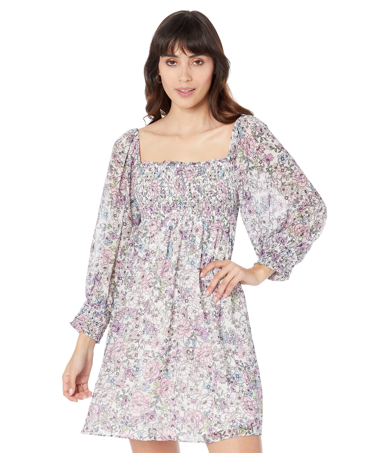 

Платье BCBGeneration, Smocked Top Mini Dress GV01D88