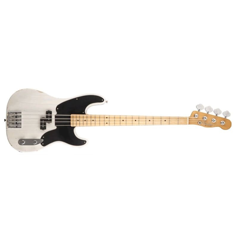 

Бас-гитара FENDER Mike Dirnt Roadworn Precision P-Bass Maple White Blonde с футляром 138412701