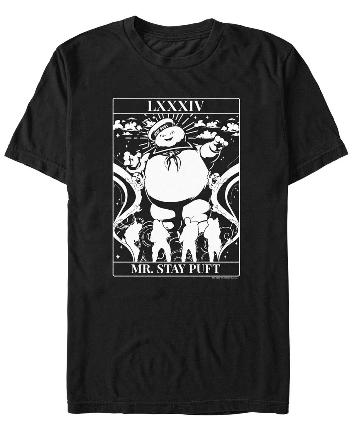 Мужская футболка с короткими рукавами ghostbusters puft tarot Fifth Sun, черный