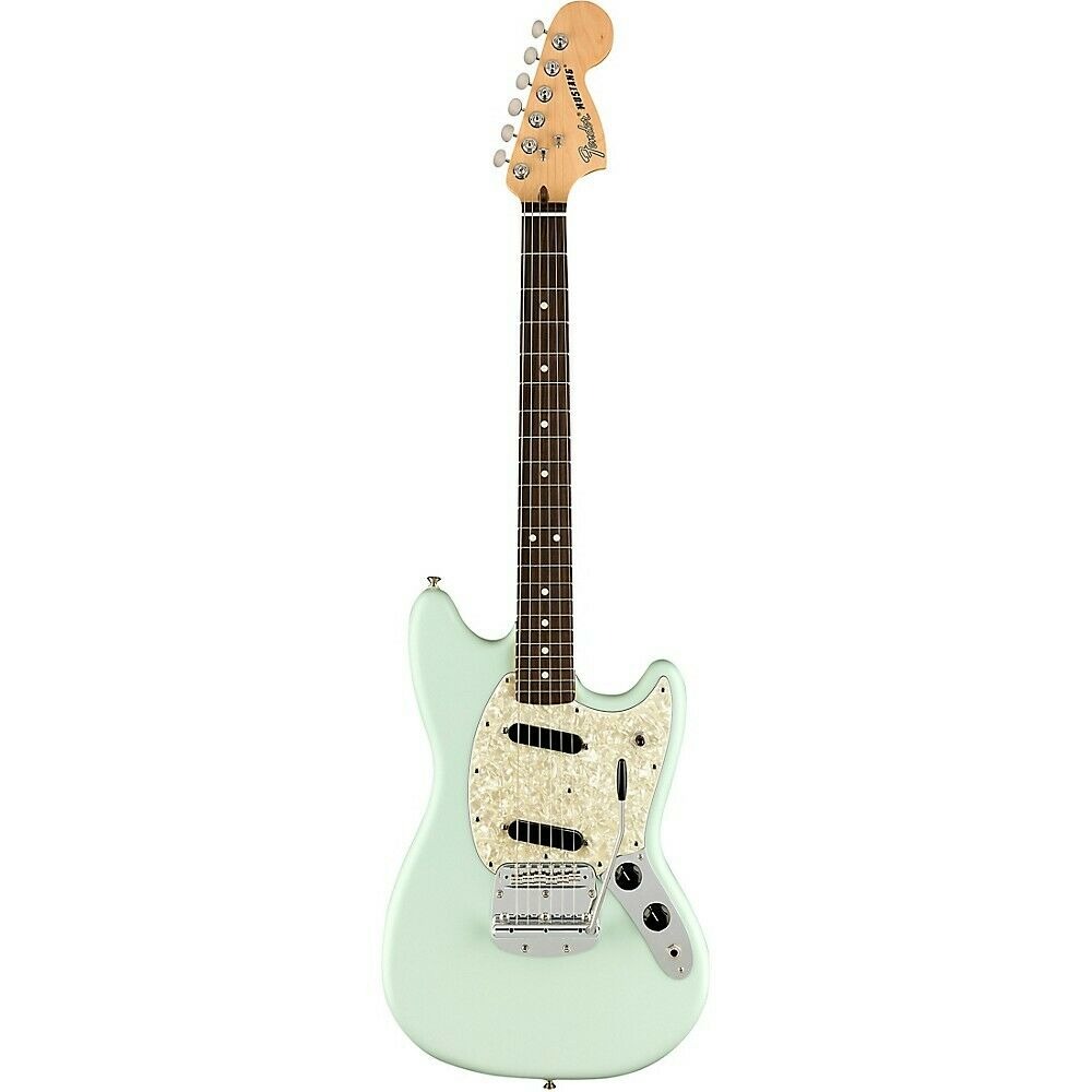 цена Электрогитара Fender American Performer Mustang Sonic, голубой