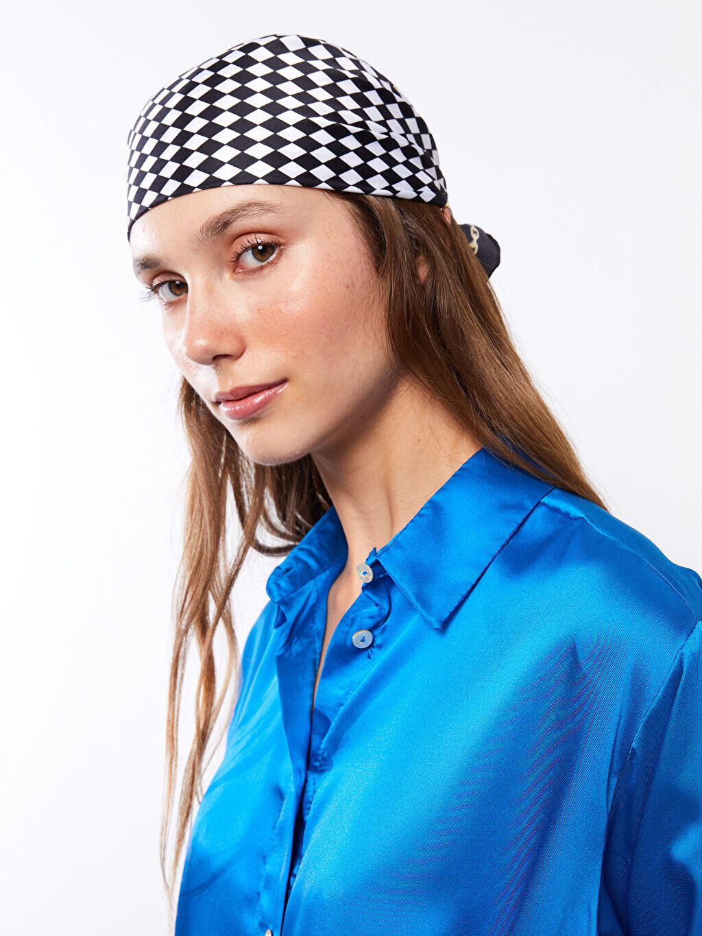 

Набор из 2 женских атласных бандан с узором LCW Accessories