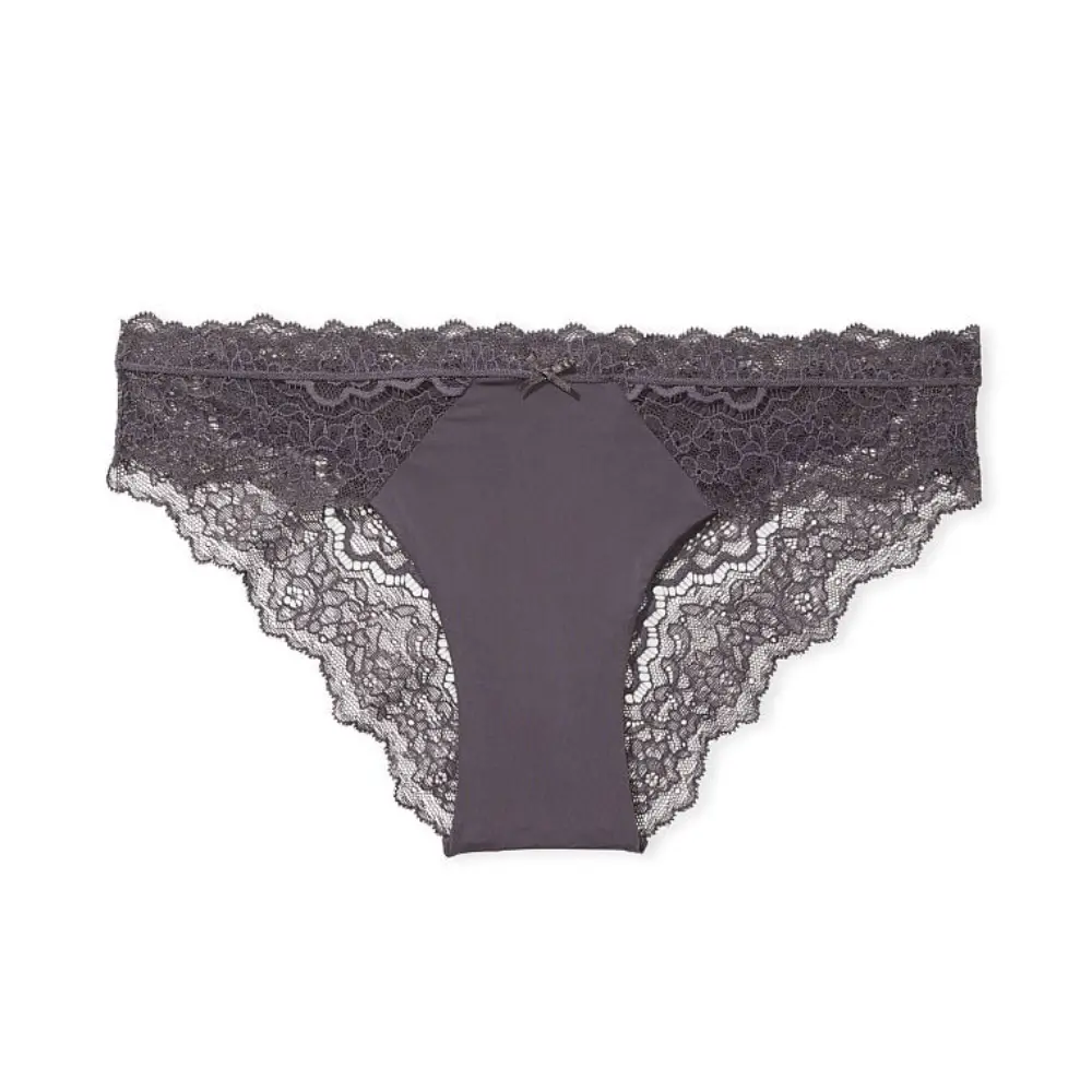 

Трусы Victorias Secret Dream Angels Lace Trim Cheekini, серый