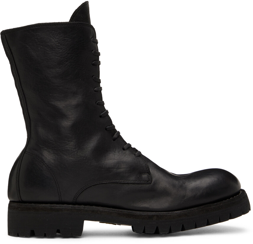 

Черные ботинки 791V Guidi