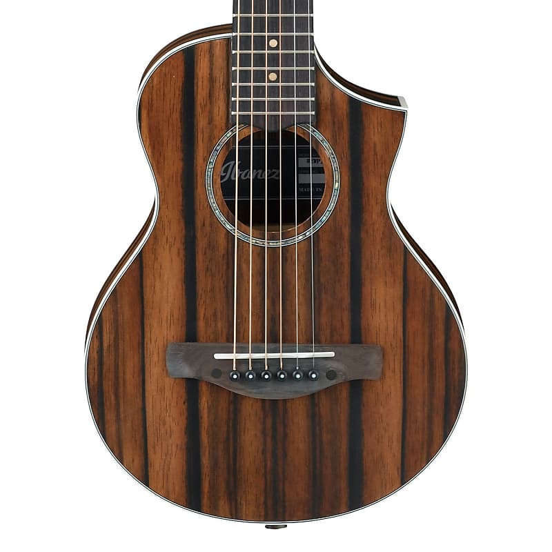 Акустическая гитара Ibanez EWP13 Piccolo темно-коричневая с открытыми порами EWP13DBO