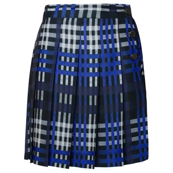 

Юбка two-tone polyester skirt Msgm, синий