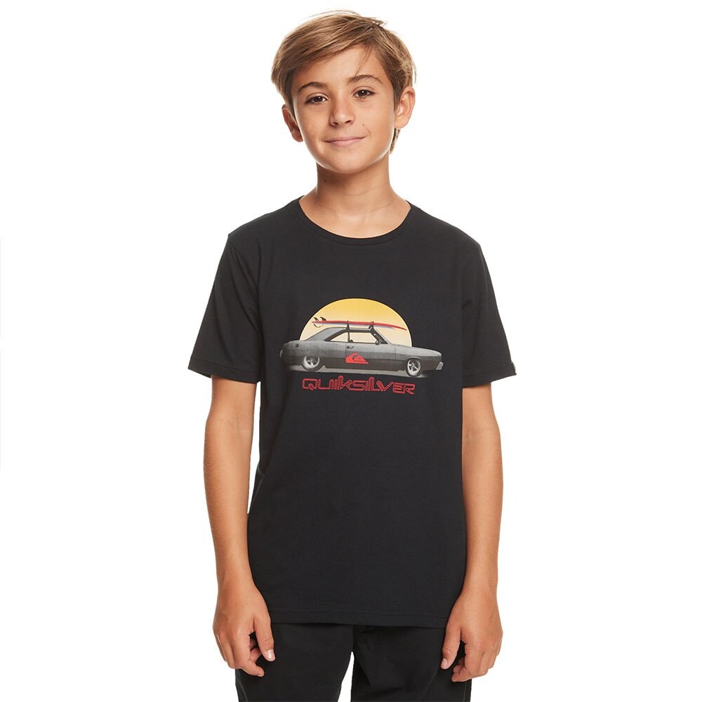 

Футболка с коротким рукавом Quiksilver Steel, черный