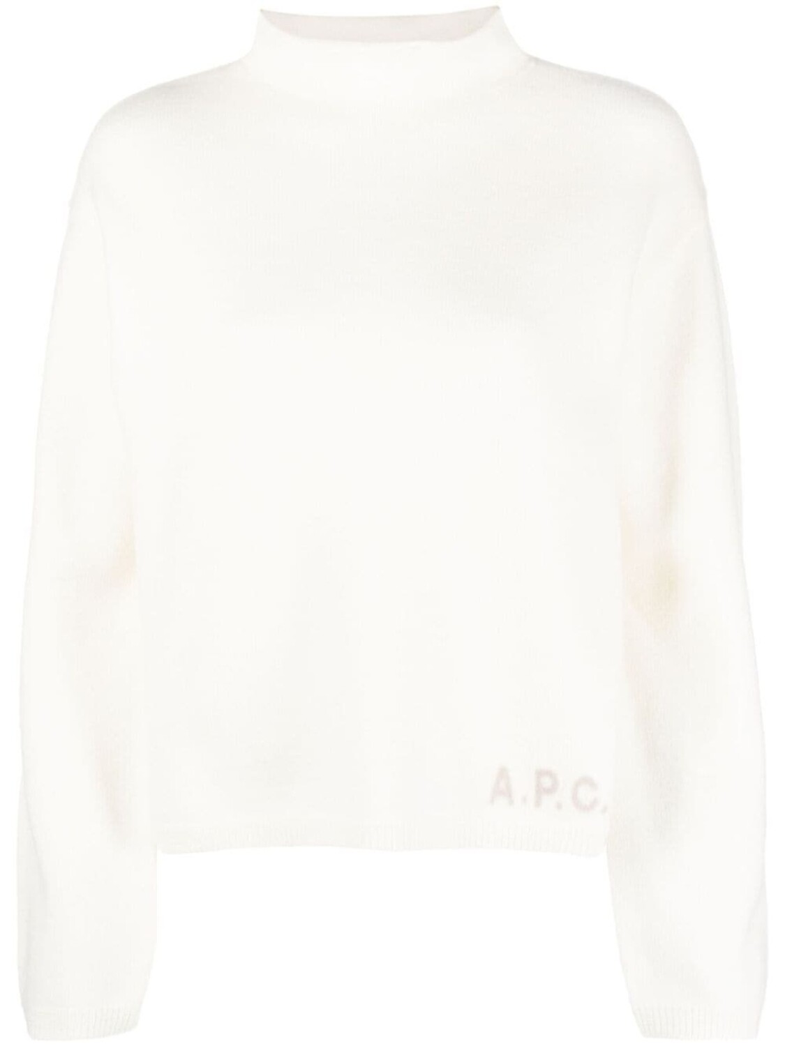 

A.P.C. шерстяной джемпер с логотипом, нейтральный цвет