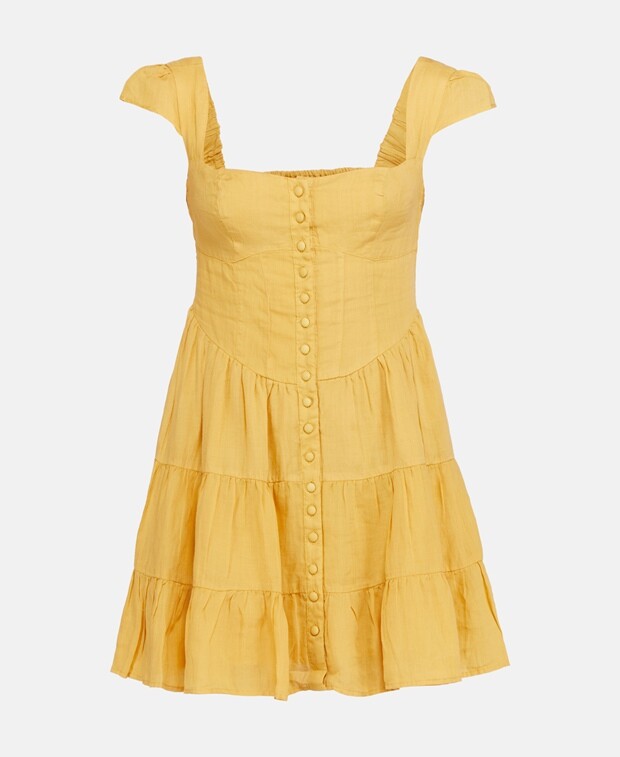 

Повседневное платье Guess, охра