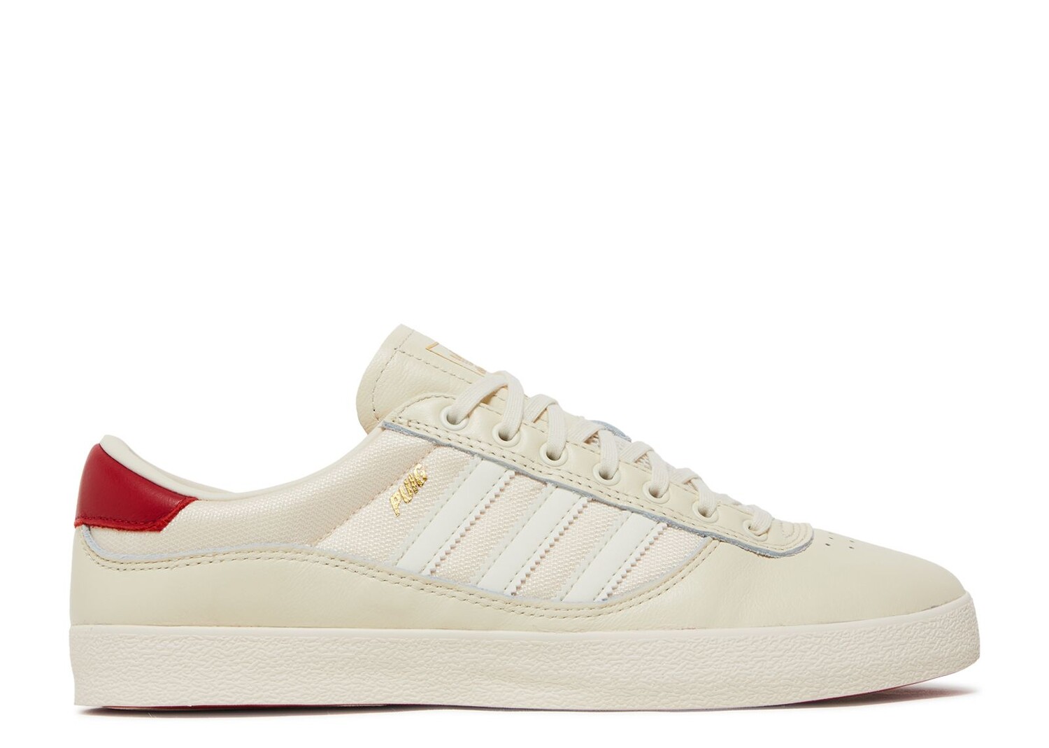 

Кроссовки adidas Puig Indoor 'Cream White Scarlet', кремовый, Бежевый