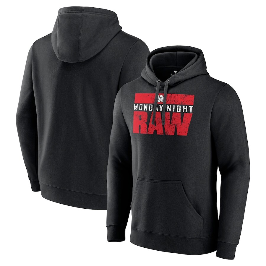 

Пуловер с капюшоном Fanatics Branded Raw, черный