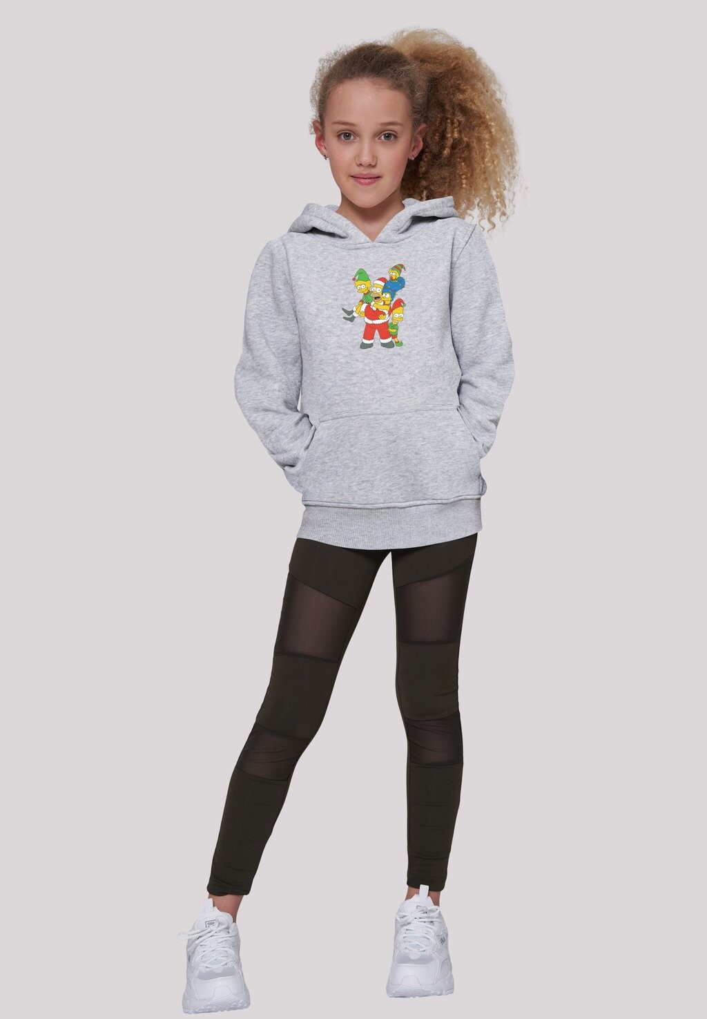 

Толстовка The Simpsons Weihnachten Family F4NT4STIC, цвет heather grey