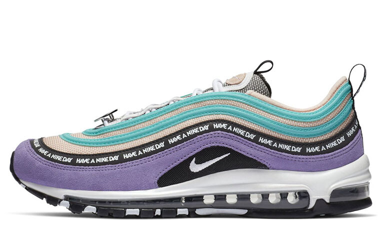 

Унисекс Nike Air Max 97 Кроссовки Space Purple/White/Black/Water Coral