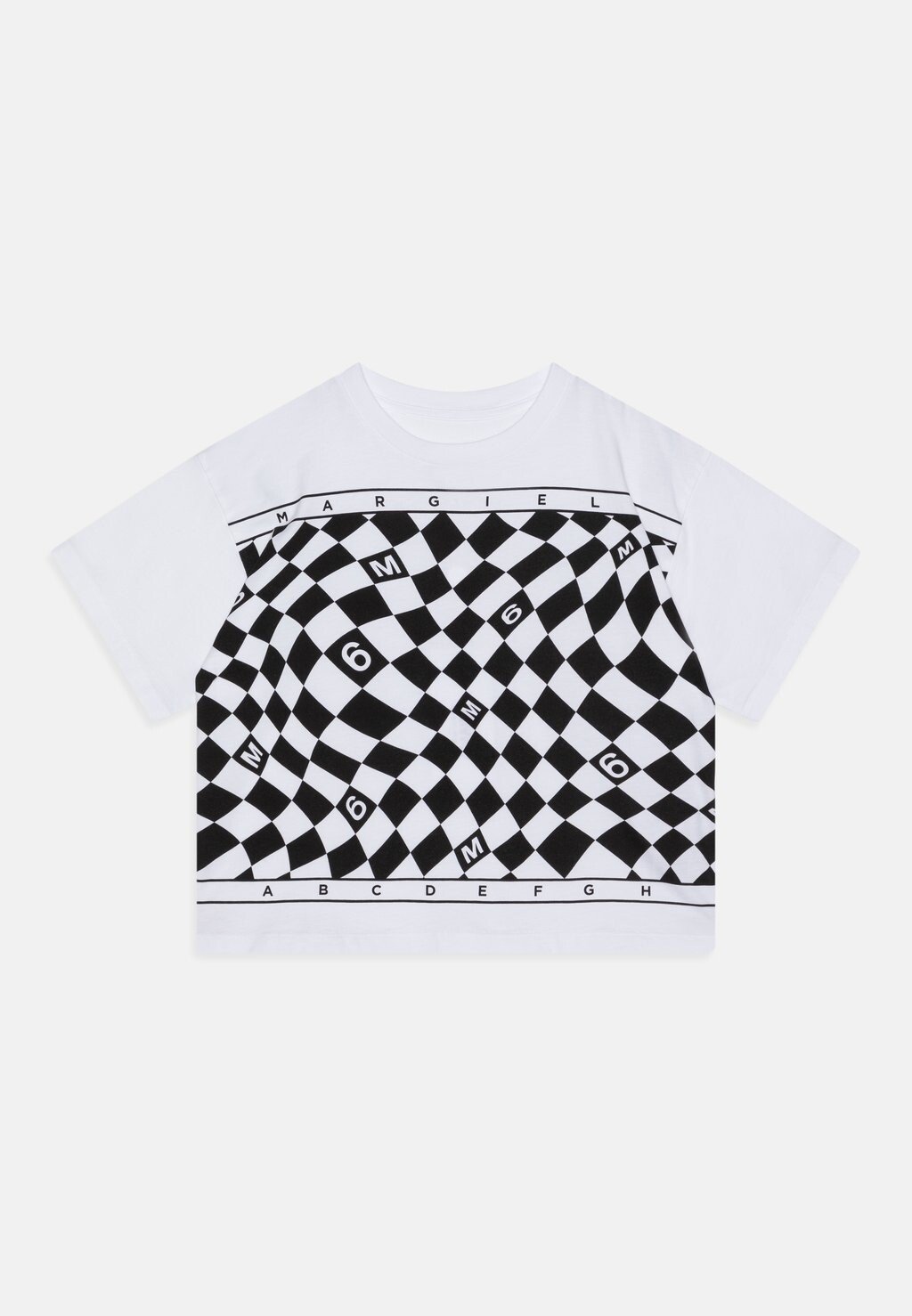 

Футболка с принтом UNISEX MM6 Maison Margiela, цвет white