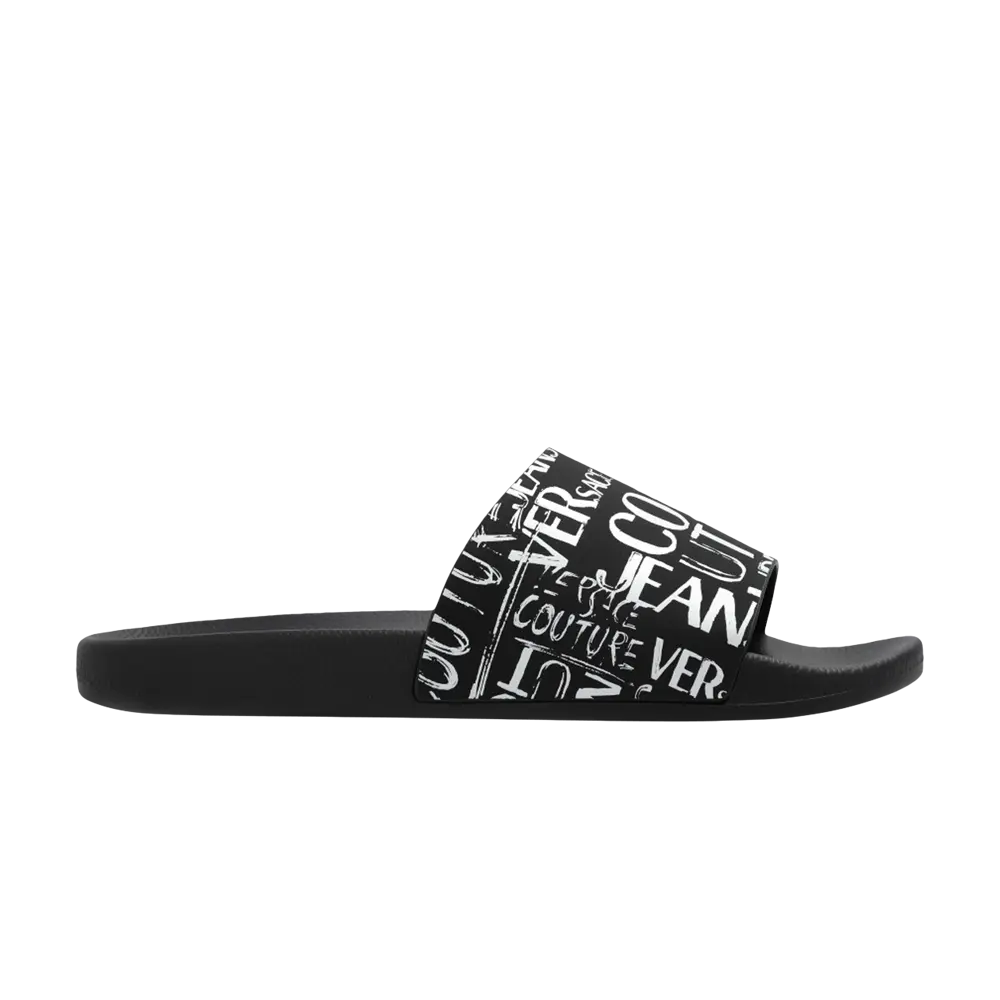 

Шлепанцы Versace Jeans Couture Slide, черный