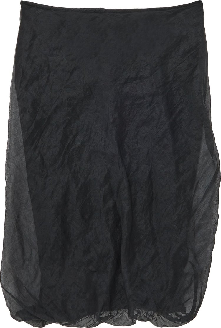 Юбка Gucci Vintage Layered Skirt Black, черный