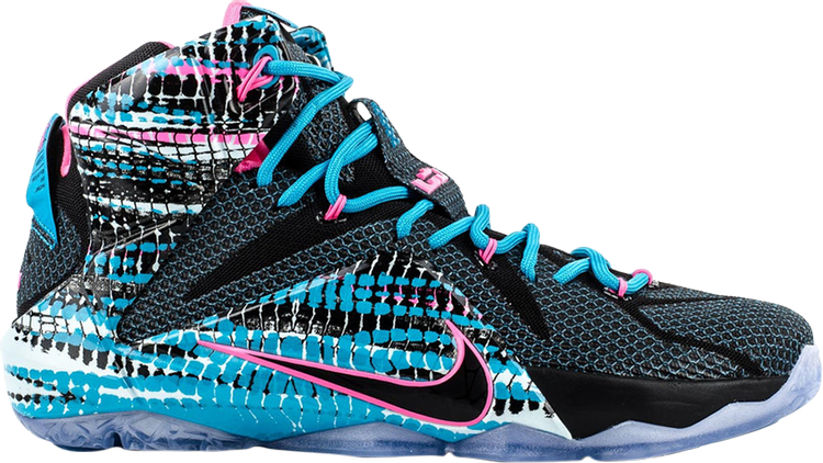 Лимитированные кроссовки Nike LeBron 12 '23 Chromosomes', синий - фото