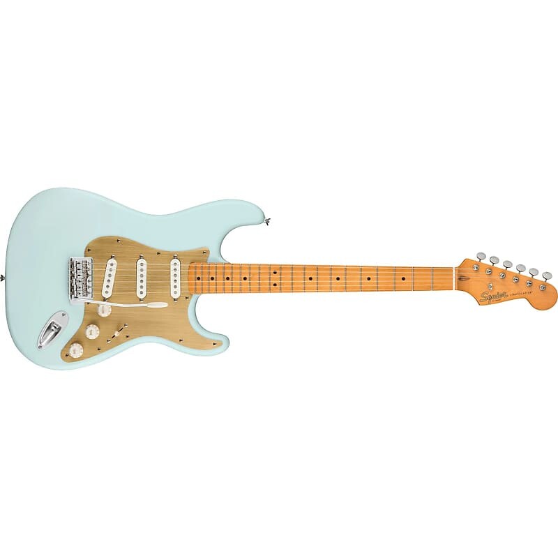 

Гитара Stratocaster к 40-летию Squier (Fender), Vintage Satin Sonic Blue 0379510572