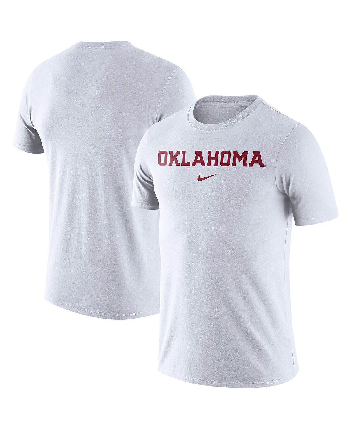 

Футболка Nike Oklahoma Sooners Essential Wordmark, белый