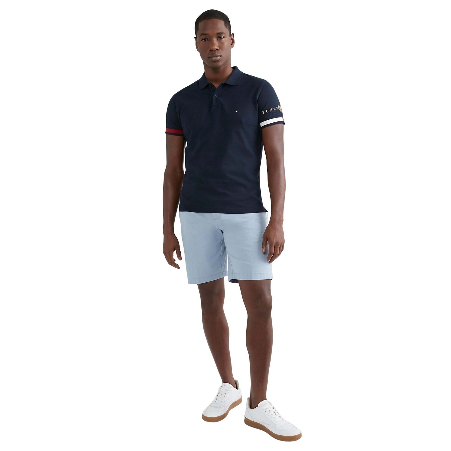 

Поло Tommy Hilfiger Flag Tipped, темно-синий