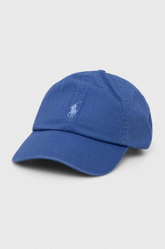 

Хлопковая бейсболка Polo Ralph Lauren, синий