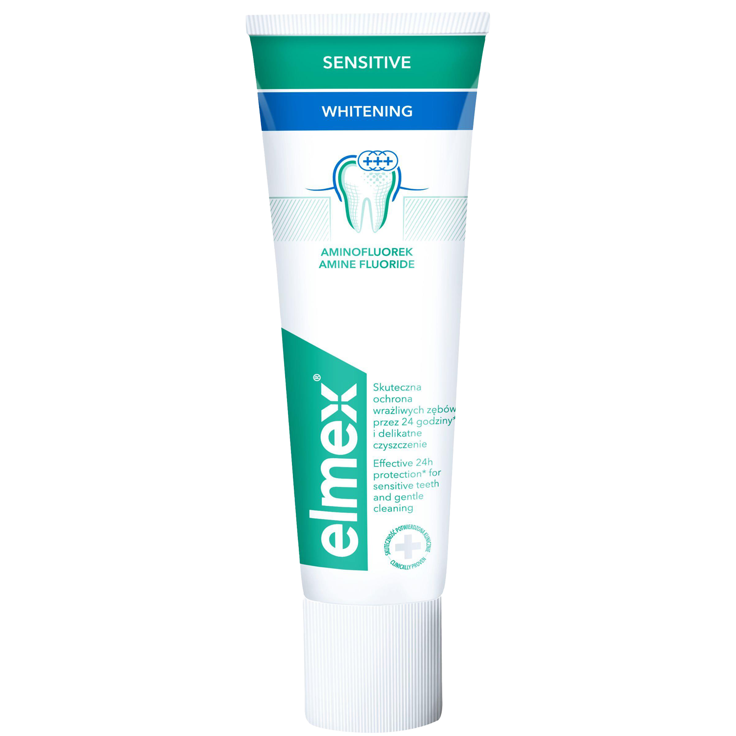 Elmex Sensitive Whitening зубная паста, 75 мл - фото