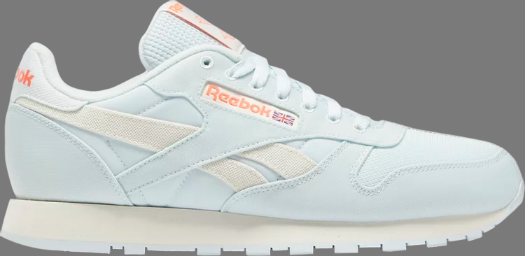 Кроссовки classic leather 'chalk blue' Reebok, синий - фото