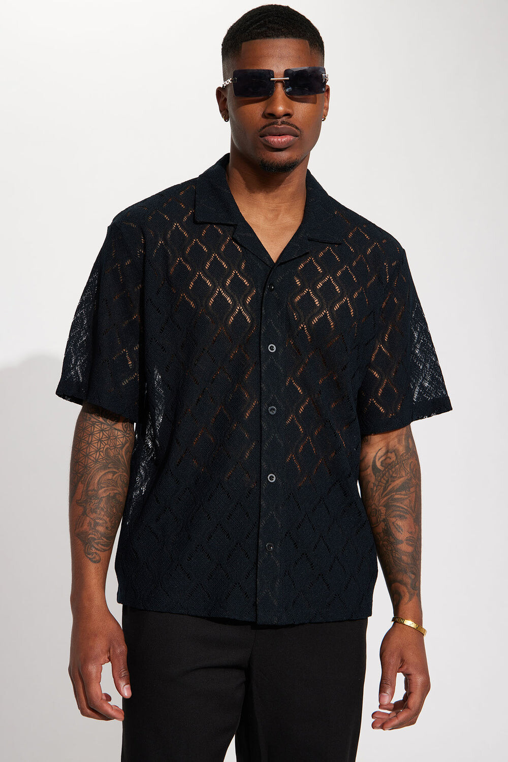 

Рубашка Fashion Nova ZDF01K310002, черный