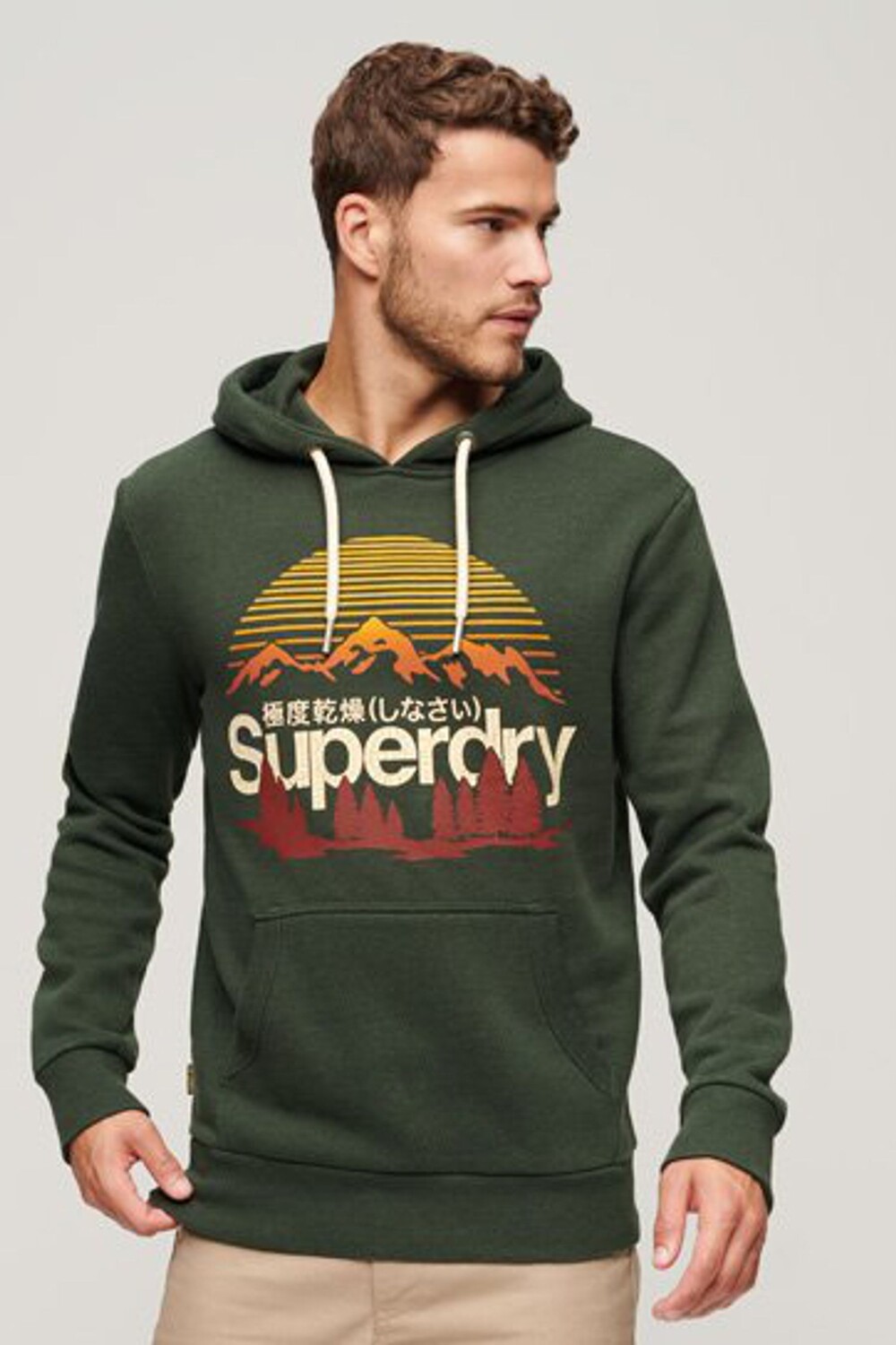 

Толстовка Great Outdoors с логотипом Superdry, зеленый