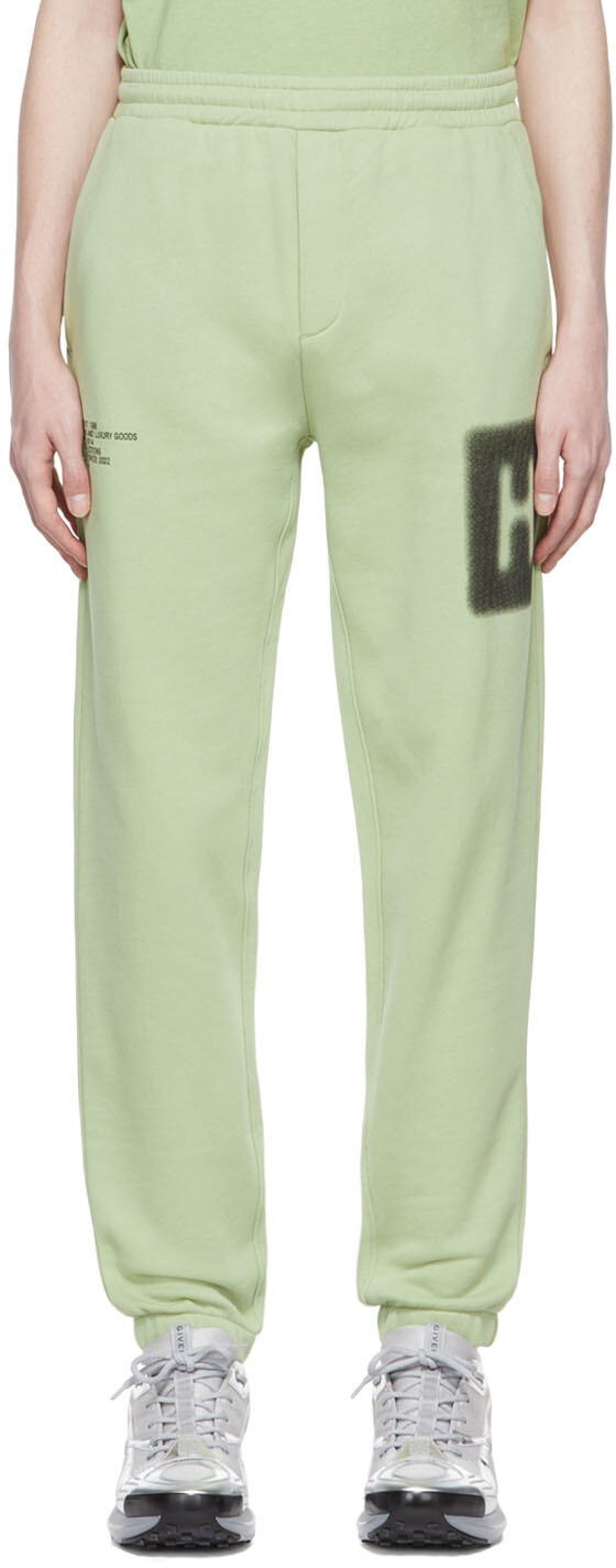 

Зеленые хлопковые брюки для отдыха Helmut Lang, Зеленый