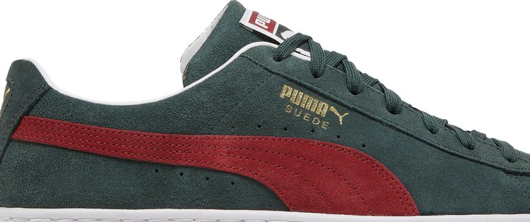 All green cheap suede pumas